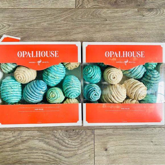 2 boxes Opalhouse blue boho decorative 24 eggs - Picture 1 of 3